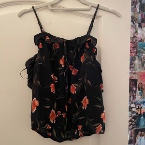 Floral Off the shoulder Shirt